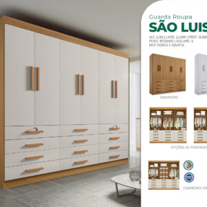 Guarda-roupa São Luís 6P