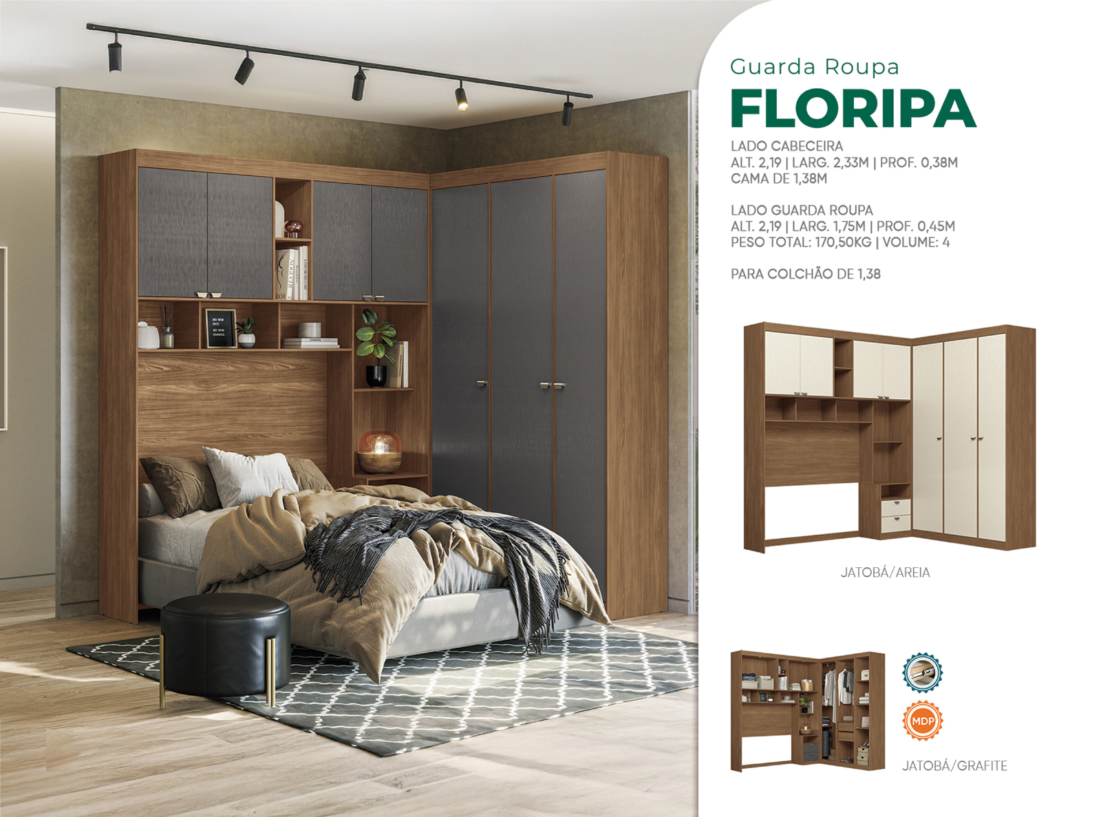 Guarda-roupa Floripa