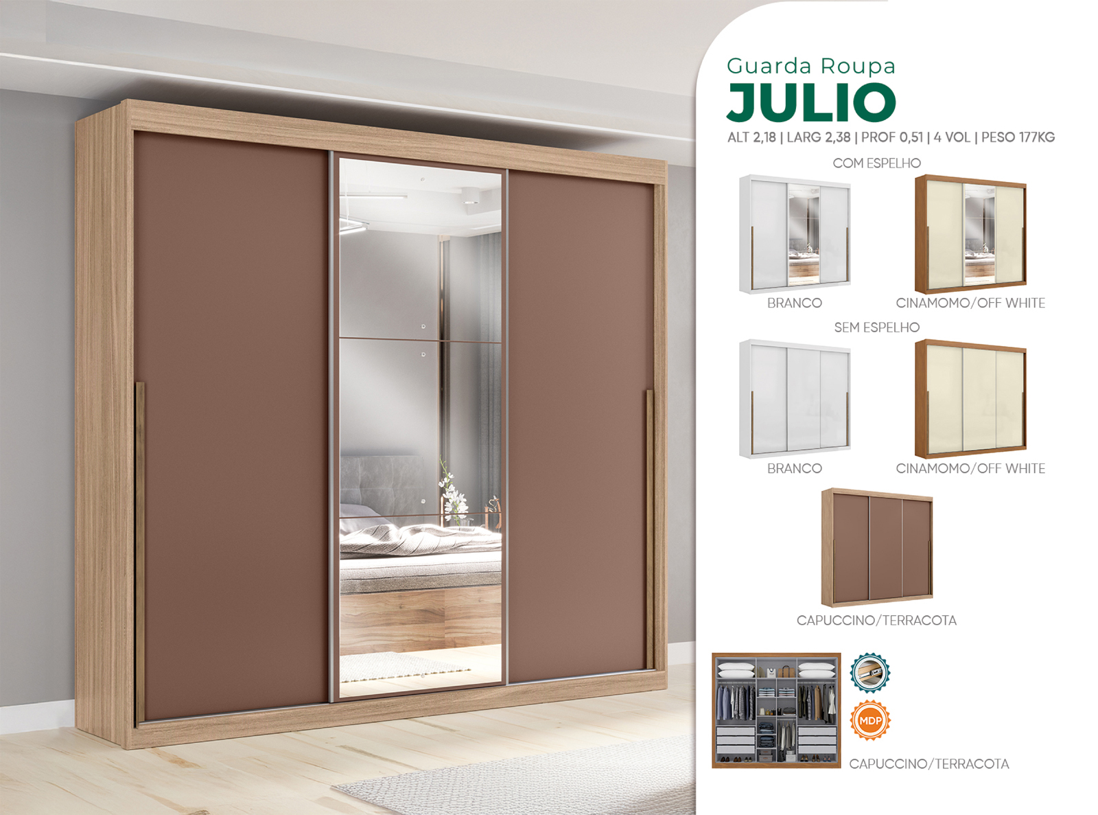 Guarda-roupa Julio