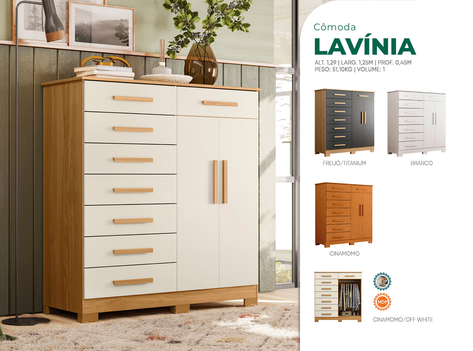 Cômoda Lavínia