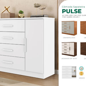 Cômoda Pulse (Sapateira)