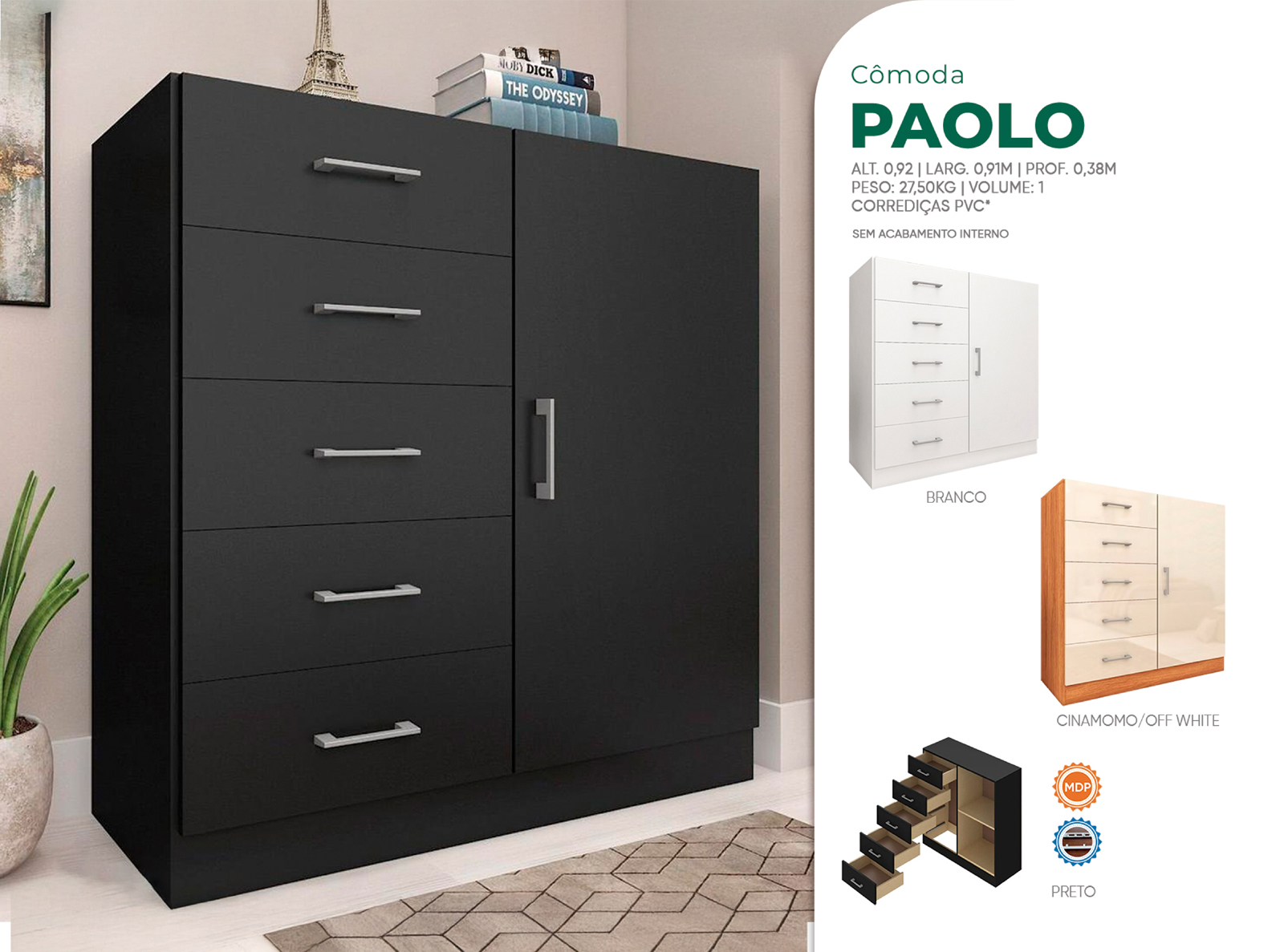 Cômoda Paolo